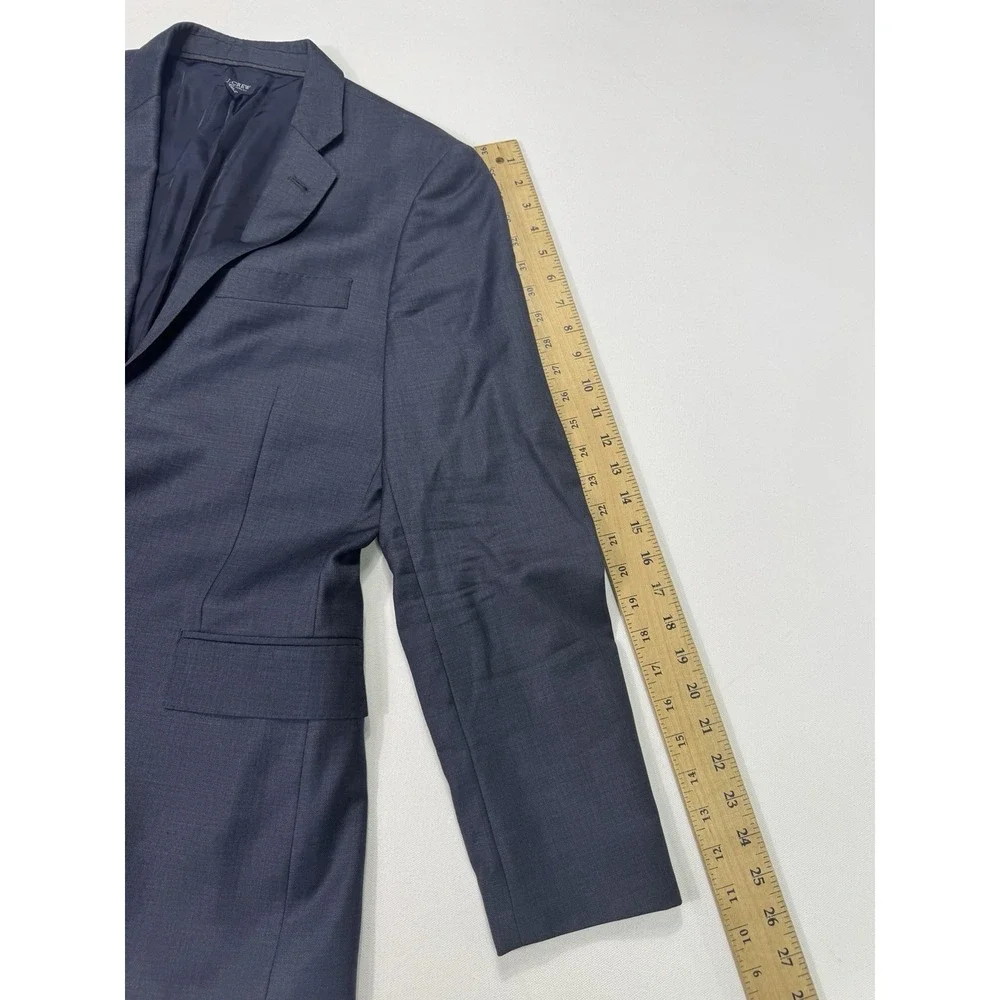 J Crew Ludlow Blazer Mens 38R Grey Tollegno 1900 Italian Wool Sport Coat J3272